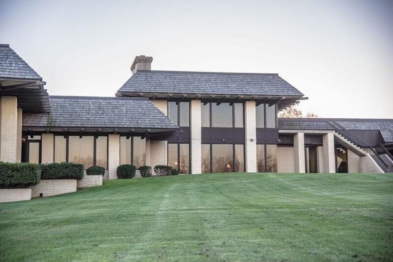 Outside view of the clubhouse