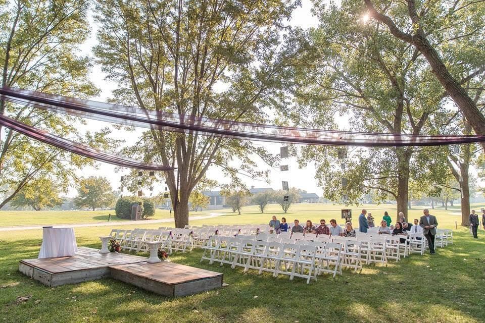 Venue setup outside