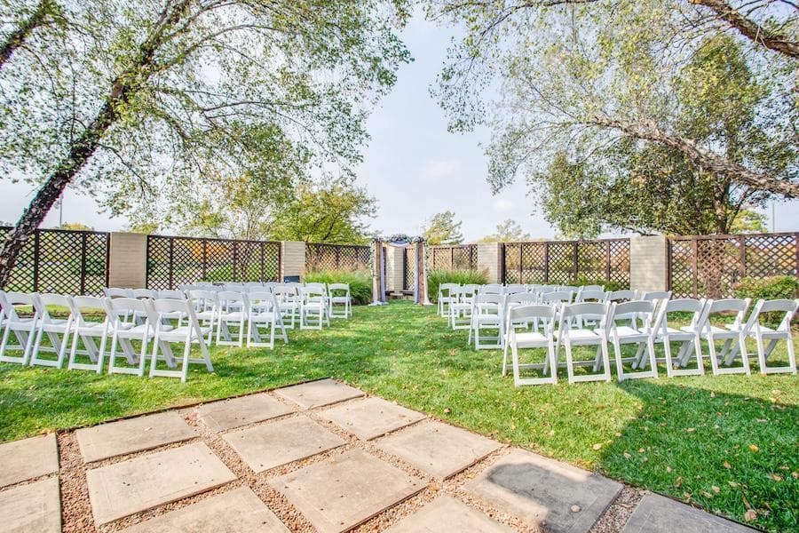 Venue setup outside